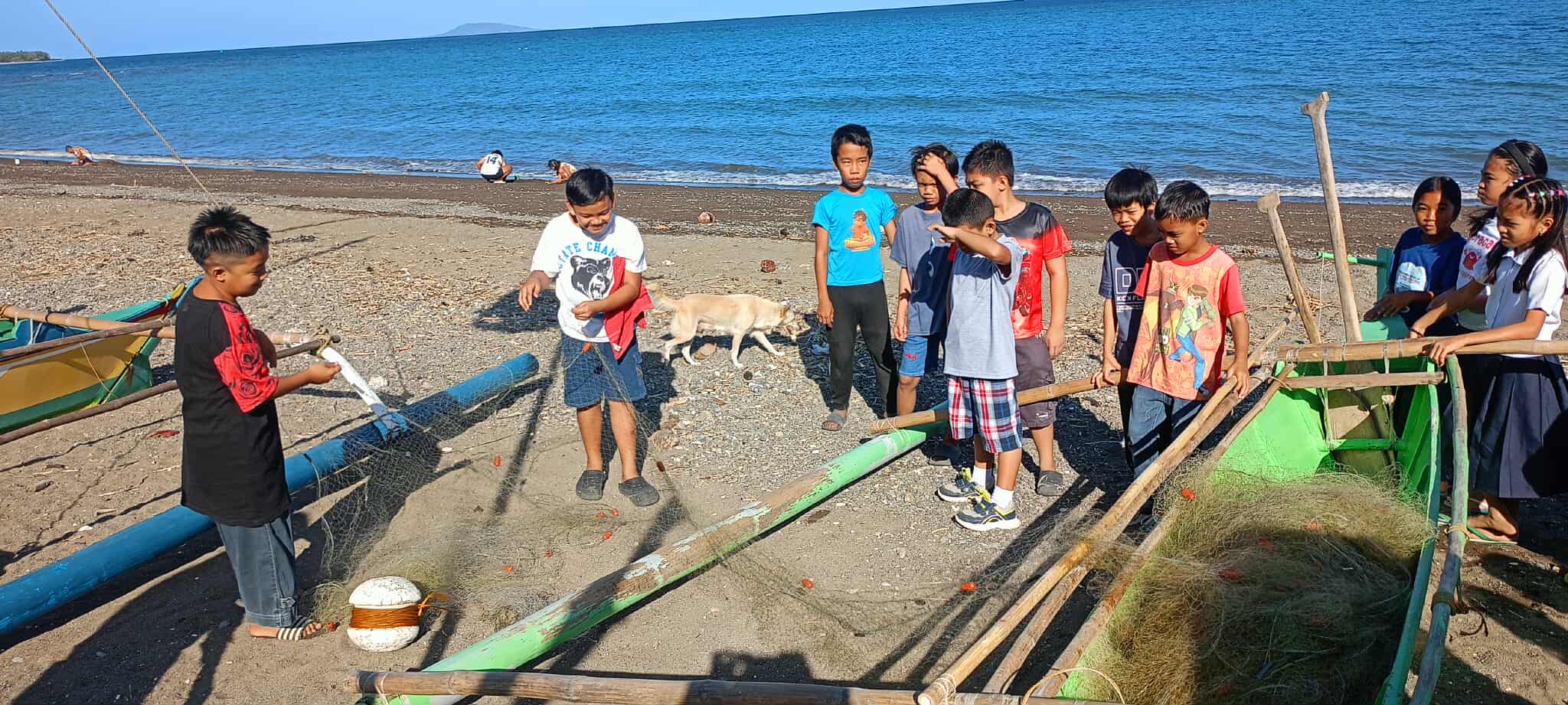 In three coastal provinces, the sea became the classroom